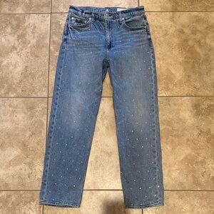 Rag & Bone Harlow Jewel Mid rise straight Jeans